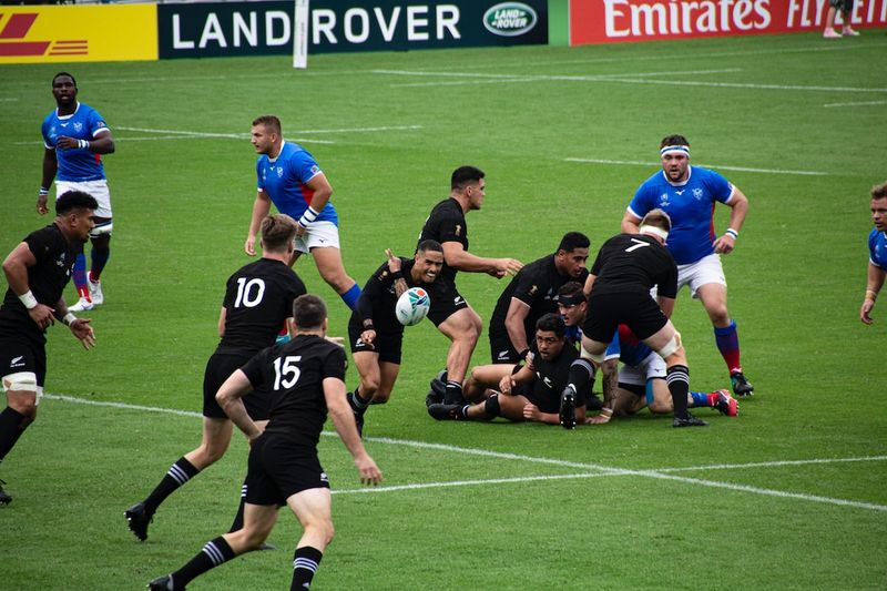 Le titre de l'article en français pourrait être : "La Coupe du monde de rugby : une source de bonheur pour les Irlandais"LaCoupedumondederugbysourcedebonheurIrlandais